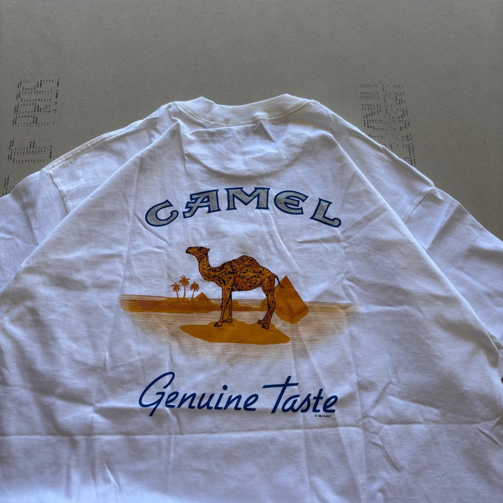 Vintage 90s Camel Genuine Taste T-shirt - Picture 4 of 7